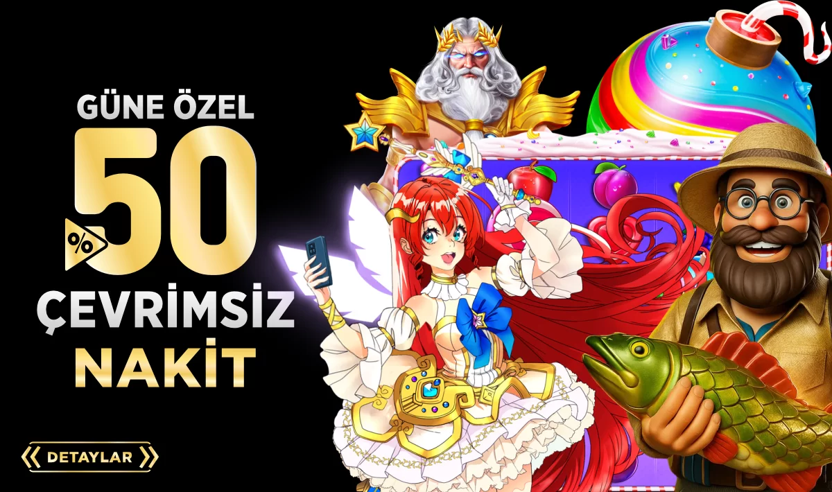 GÜNE ÖZEL %50 ÇEVRİMSİZ NAKİT